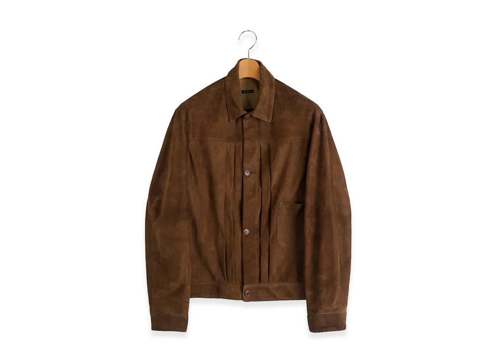 COMOLI Suede Type-1st "Brown"