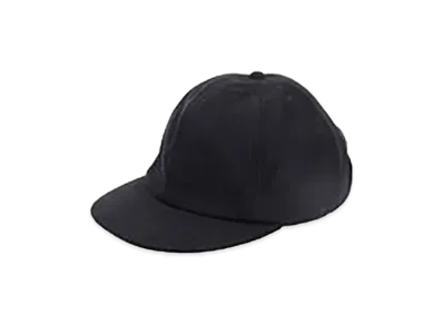 COMOLI Silk Nep Cap "Black"