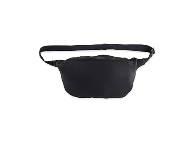 COMOLI Silk Nep Waist Bag "Black"