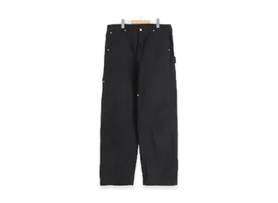 COMOLI Cotton Duck Painter Pants "Black"