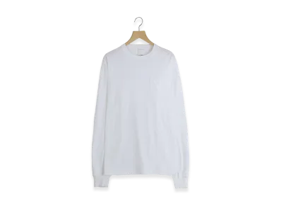 COMOLI Surplus L/S T-shirt "White"
