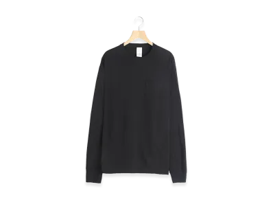 COMOLI Surplus L/S T-shirt "Black"