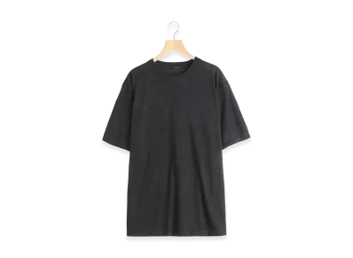 COMOLI Cashmere S/S Knit "Charcoal"