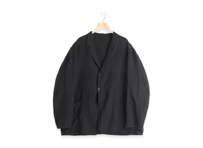 COMOLI Silk Cotton Jacket "Faded Black"