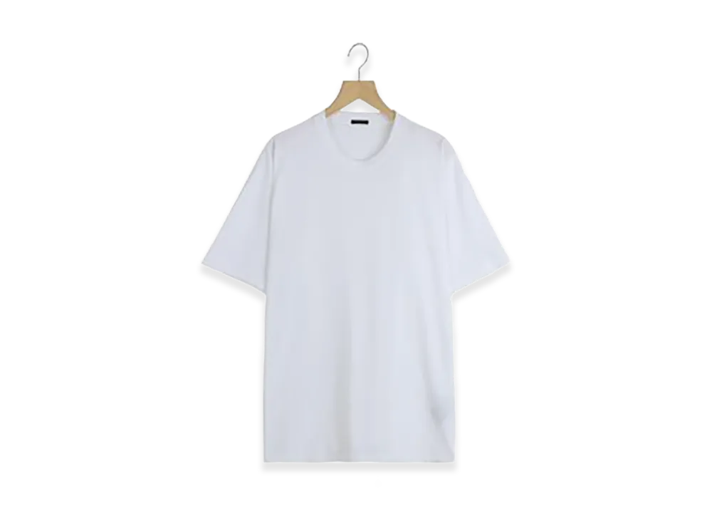 COMOLI Cotton Jersey S/S T-Shirt "White"