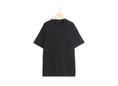 COMOLI Cotton Jersey S/S T-Shirt "Black"