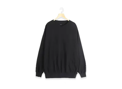 COMOLI Oxford Pullover "Black"
