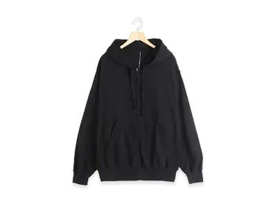 COMOLI Oxford Zip-up Parka "Black"