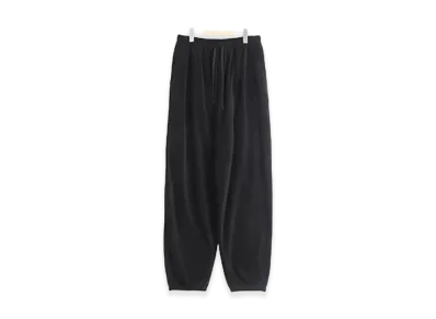 COMOLI Pile Pants "Black"