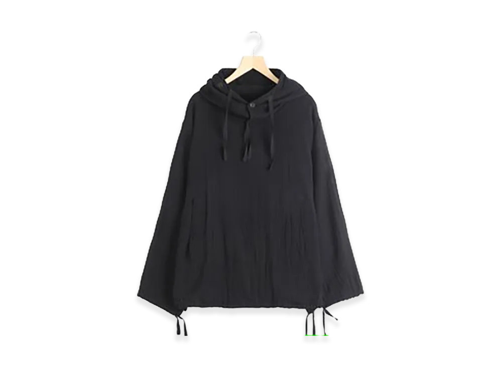 COMOLI Mesh Smock Parka "Black"