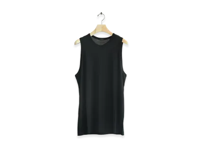 COMOLI Summer Wool Tank Top "Black"