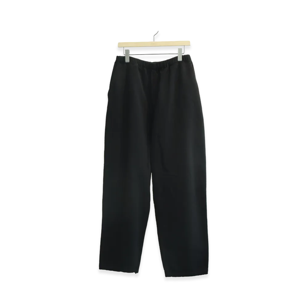 COMOLI Cotton French Terry Pants "Black"