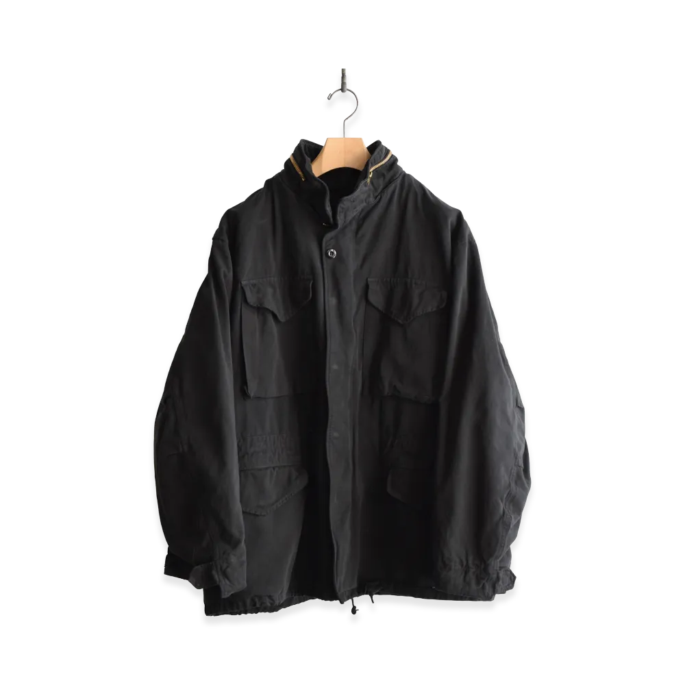 COMOLI Garment Dyed M65 Jacket "Black"