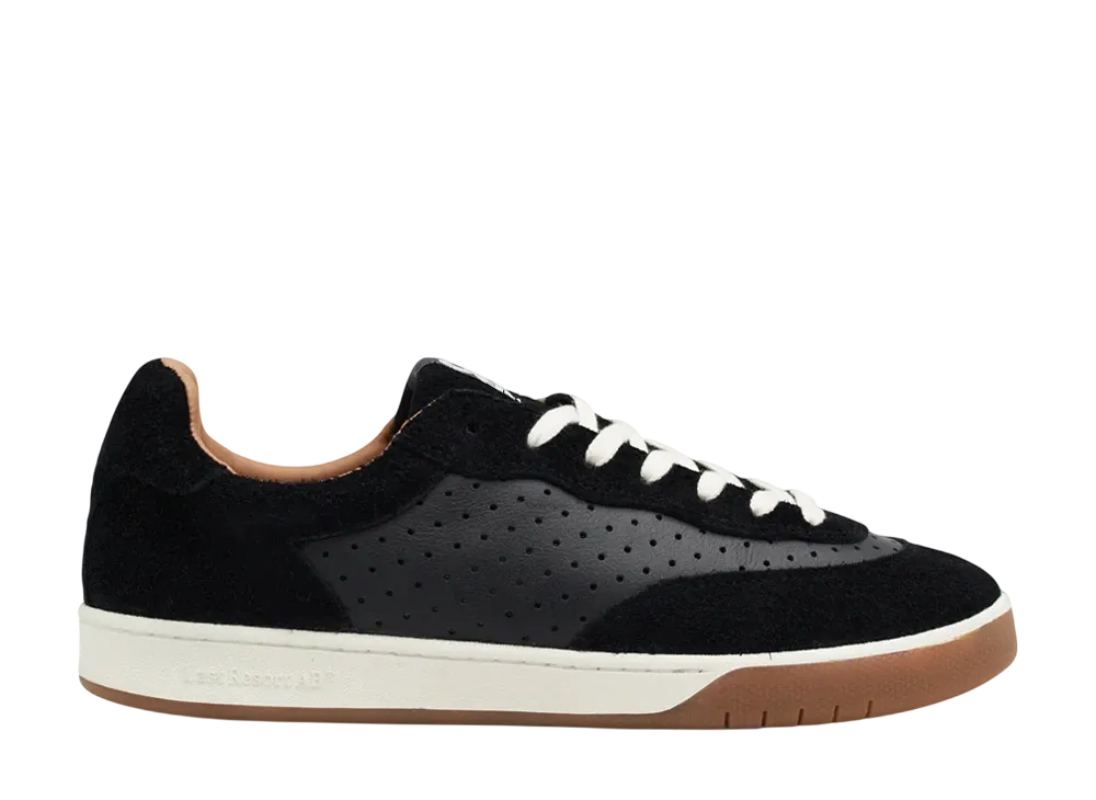 Last Resort AB CM001 Perf Leather Suede "Black/White"