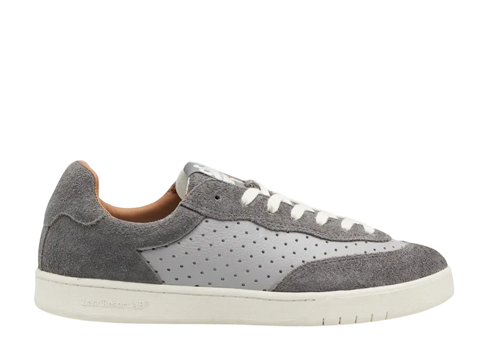 Last Resort AB CM001 Perf Leather Suede "Alloy Grey/White"