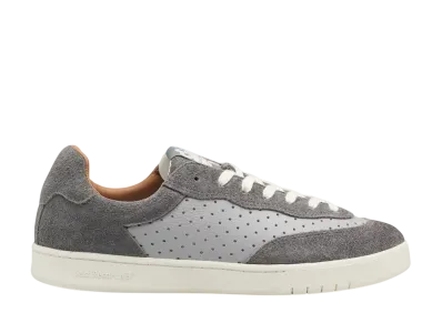 Last Resort AB CM001 Perf Leather Suede "Alloy Grey/White"