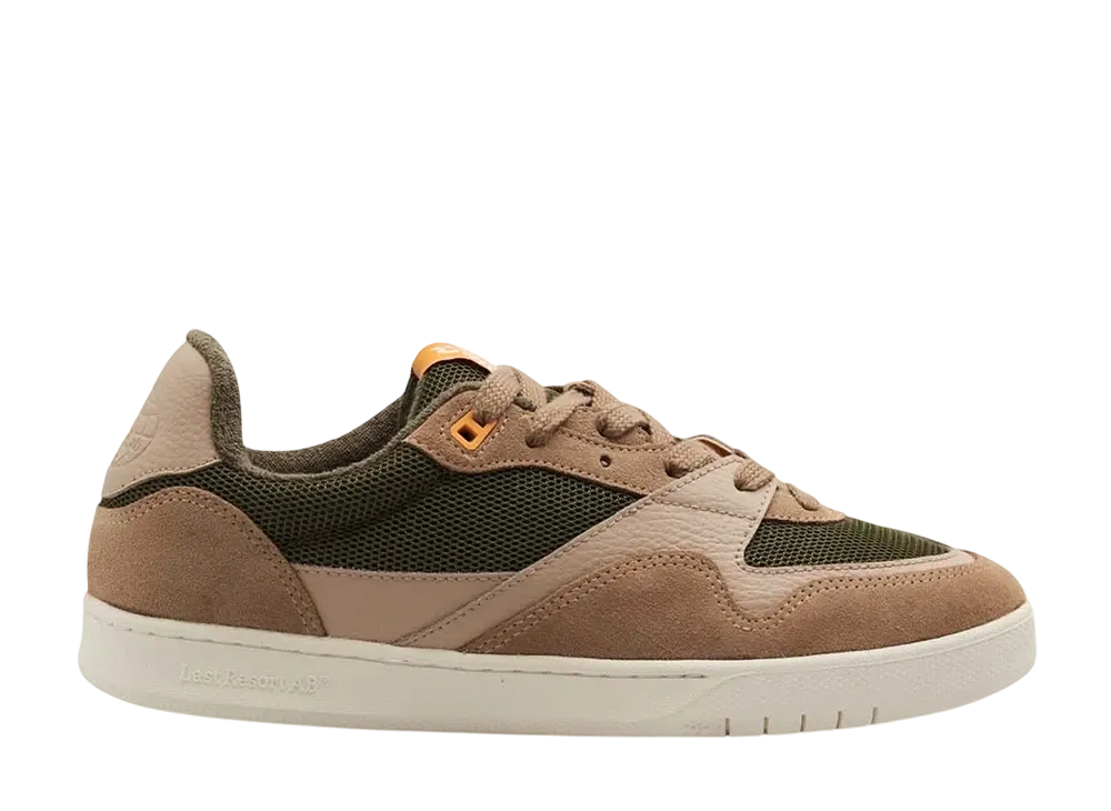 Last Resort AB CM002 Lo Suede Leather Mesh "Tactile Green/White"
