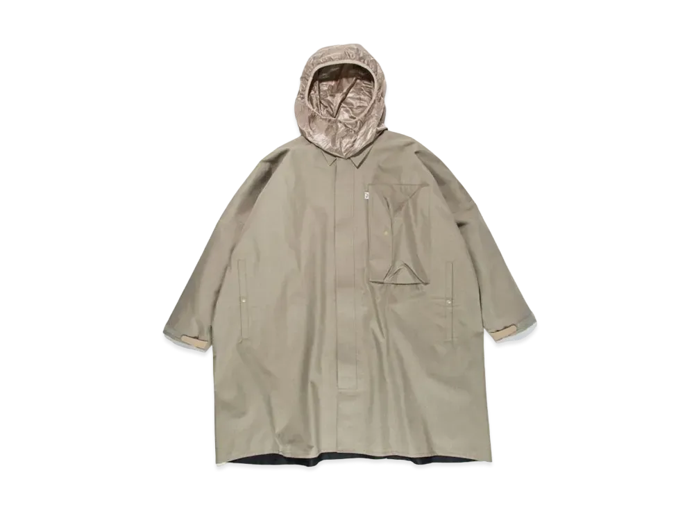 CMF OUTDOOR GARMENT Full Seam Satin Coat "Alpha Green"