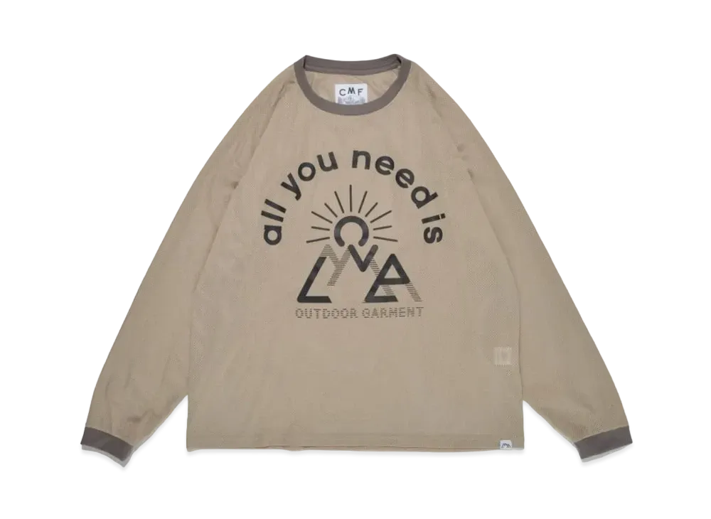 CMF OUTDOOR GARMENT Quick Dry Mesh Tee "Beige"