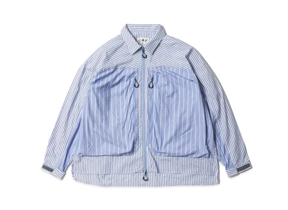 CMF OUTDOOR GARMENT Covered Shirts "Blue Stripe"