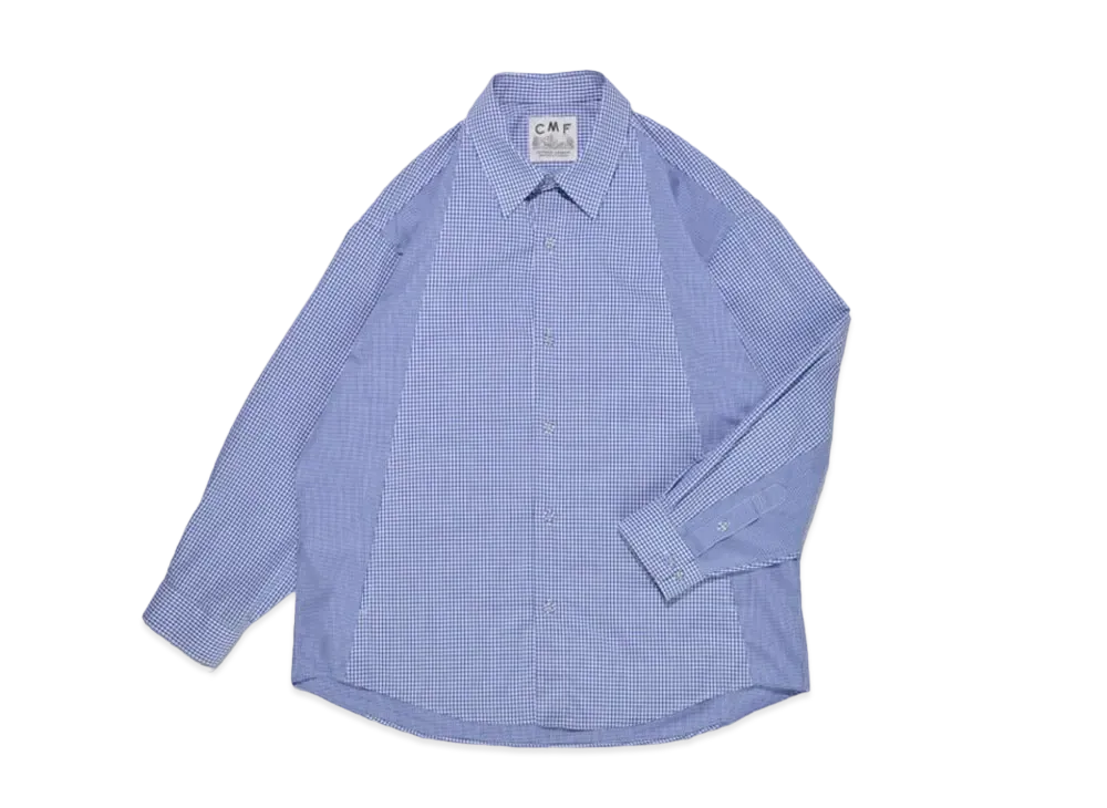 CMF OUTDOOR GARMENT Gingham Check Shirt "Blue"