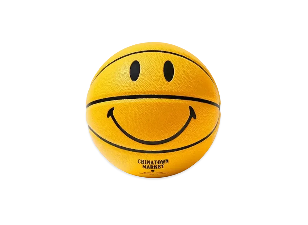 Chinatown Market Smiley Basketball "Yellow"