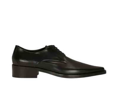 DOLCE&GABBANA Women's Calfskin Derby Shoes "Black"