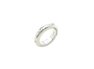 CHANEL Logo Small Ring "Silver"