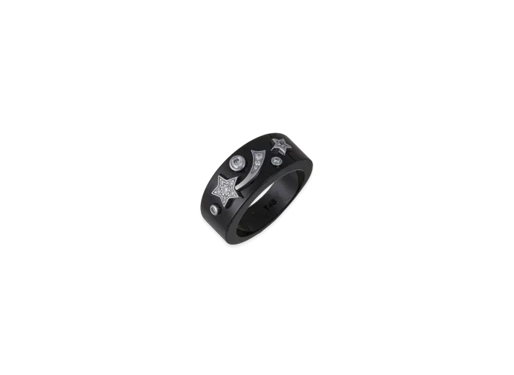 CHANEL Ultra Cosmic Ring Diamond "Black"
