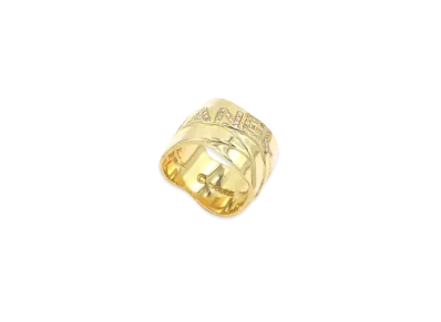 CHANEL Boldic Diamond Ring 18K "Yellow Gold"