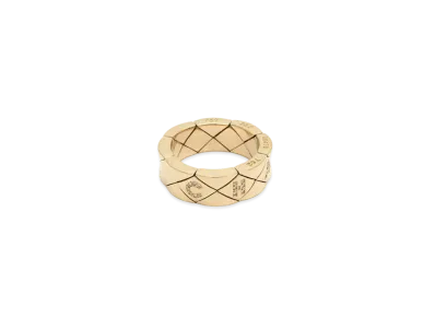 CHANEL Metalasse Diamond Ring 18K "Yellow Gold"