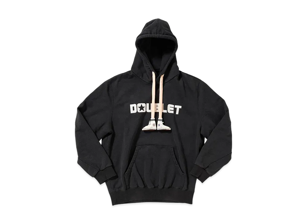 Converse x doublet Jack Purcell All Star Embroidery Hoodie "Black"