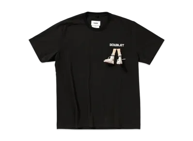 Converse x doublet Jack Purcell All Star Embroidery T-Shirt "Black"