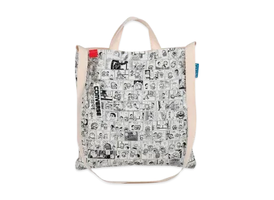 Converse x Doraemon CV Square Tote Bag "Ivory"