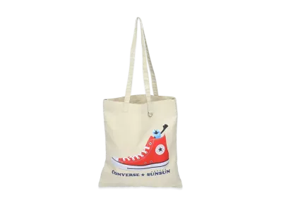 Converse x PUPPET SUNSUN Flat Tote Bag "Ivory"