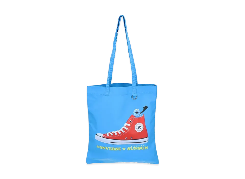 Converse x PUPPET SUNSUN Flat Tote Bag "Sax"