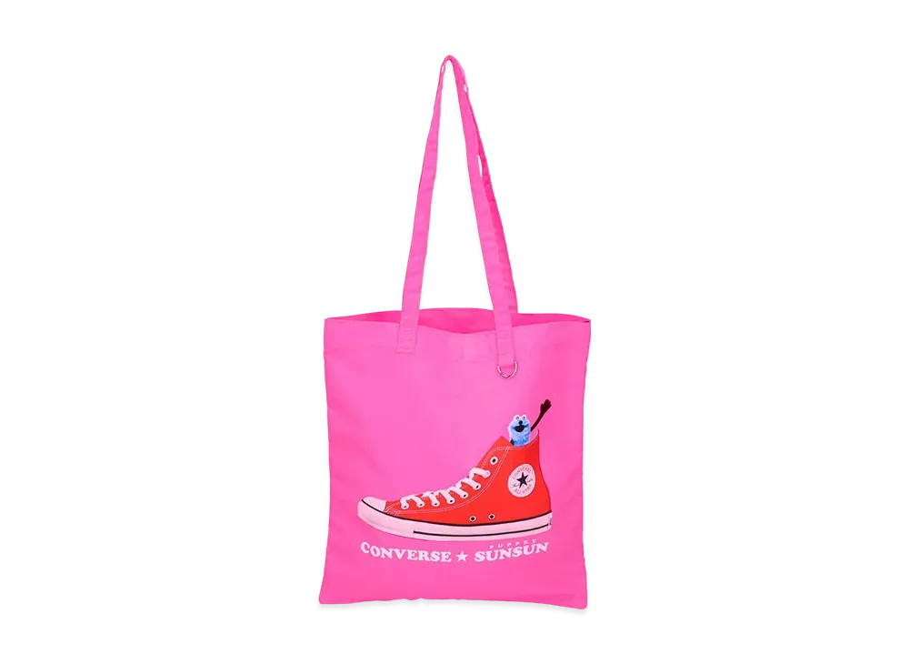 Converse x PUPPET SUNSUN Flat Tote Bag "Pink"