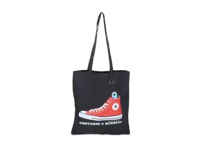 Converse x PUPPET SUNSUN Flat Tote Bag "Black"
