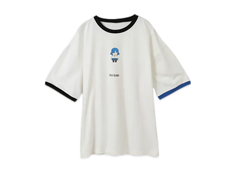 Converse x Bocchi The Rock! Human Robot Graphic Ringer Tee "Blue"