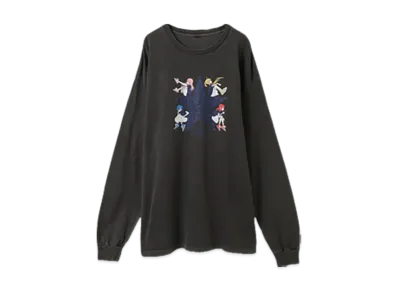 Converse x Bocchi The Rock! Yoshimi Miyoshi Bundle Band Graphic Long Sleeve Tee "Black"