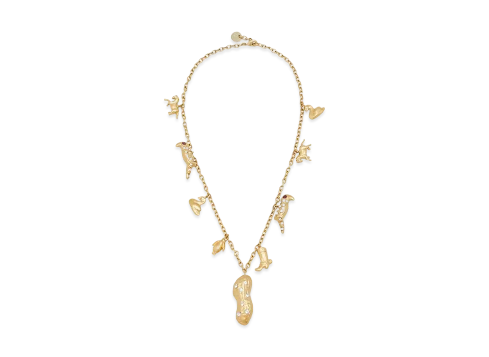 Marni Chain Necklace with Mixed Charms "Gold"