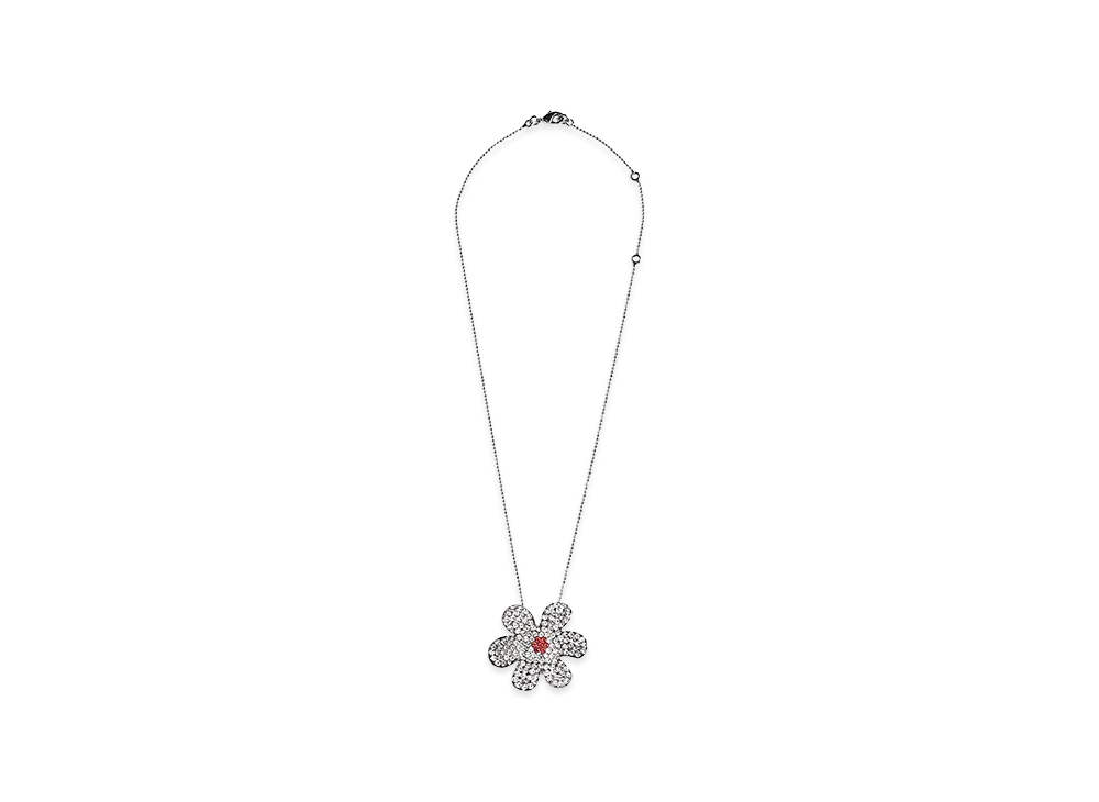 MARNI Women's Daisy Ball Chain Necklace "Silver"
