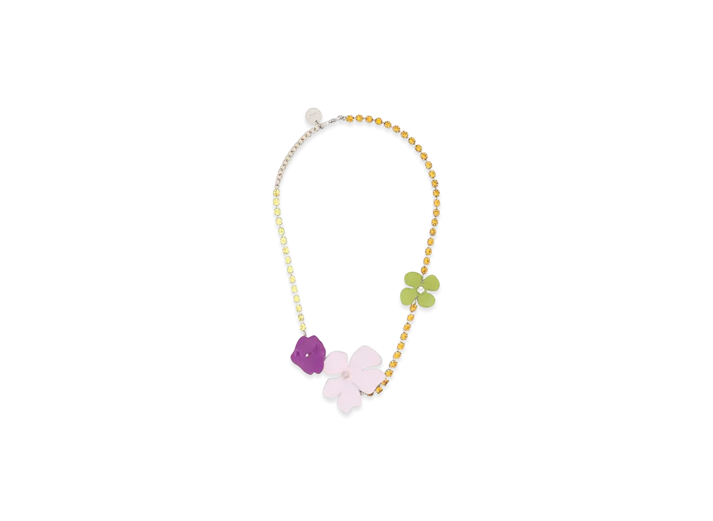 MARNI Women's Necklace with Ed Enameled Flowers "Multicolor"