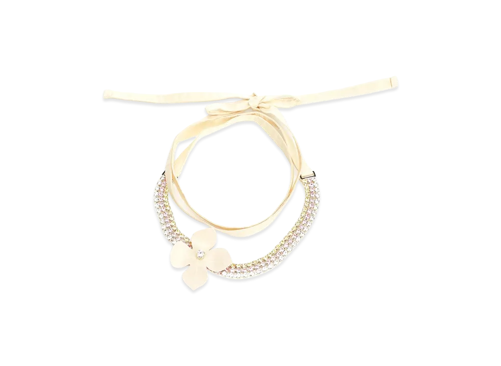 MARNI Women's Flower Necklace "Multicolor"