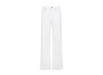 PHOEBE PHILO Tapered Leg Jeans "Off White"