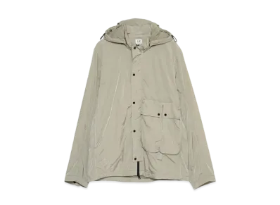 C.P. Company Chrome-R Goggle Overshirt "Silver Grey"
