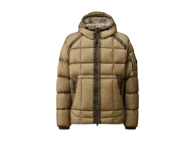 C.P Company D.D. Shell Hooded Medium Down Jacket "Vintage Khaki"