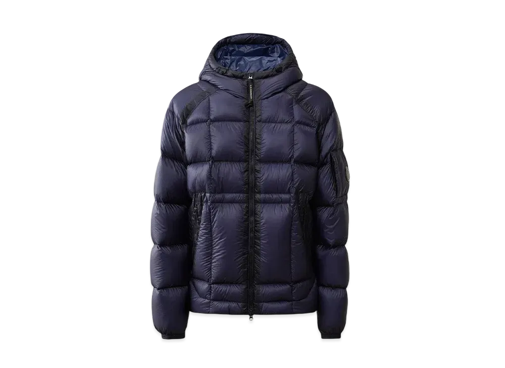 C.P Company D.D. Shell Hooded Medium Down Jacket "Estate Blue"
