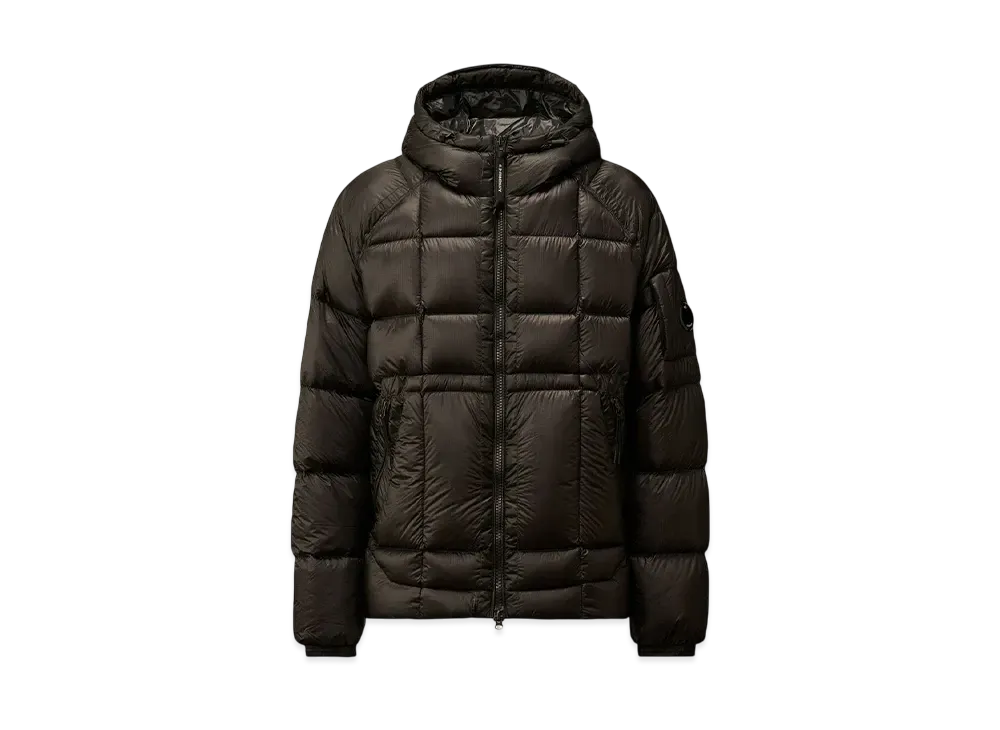 C.P Company D.D. Shell Hooded Medium Down Jacket "Black"