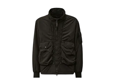 C.P Company Chrome-R Body Zippers Padded Jacket "Black"